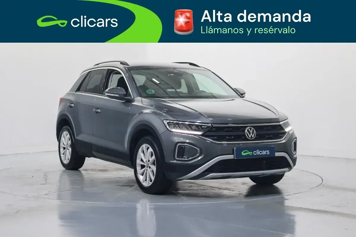 Usado VW T-Roc Life 115 CV (84 kW) 2022 Gris SUV