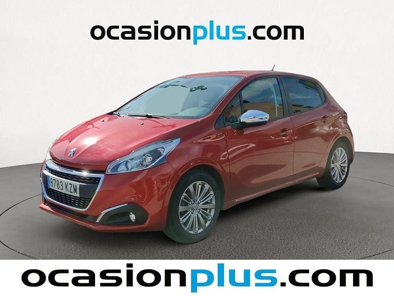 Rojo Usado 2019 Peugeot 208 Signature Sky Utilitario | 9364 € (Precio justo) - Imagen 1/4