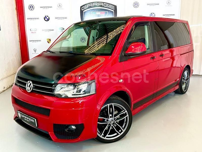 Rojo Usado 2012 VW Multivan Highline Monovolumen | 27.999 € (Buen precio) - Imagen 1/4