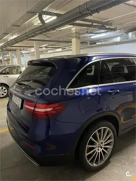 Usado Mercedes GLC250 211 CV (155 kW) 2019 Azul SUV