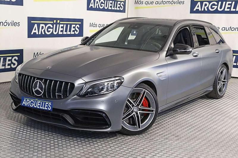 Gris Usado 2019 Mercedes C63 AMG AMG Familiar | 67.490 € (Un poco caro) - Imagen 1/4