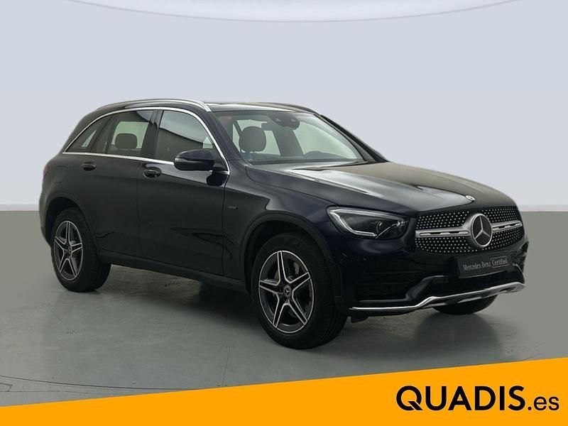 Usado Mercedes GLC300e AMG line 320 CV (235 kW) 2021 Azul SUV