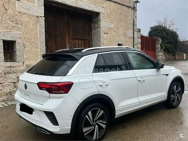 Usado VW T-Roc R-line 150 CV (110 kW) 2023 Blanco SUV