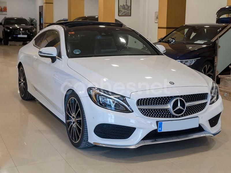 Usado Mercedes C220 170 CV (125 kW) 2017 Blanco Coupe