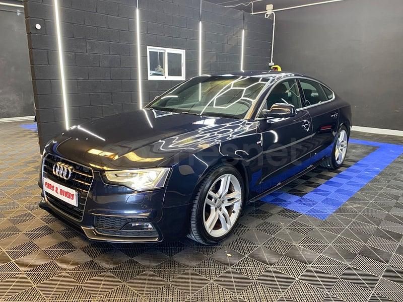 Usado Audi A5 Sportback S-Line 170 CV (125 kW) 2014 Azul Utilitario