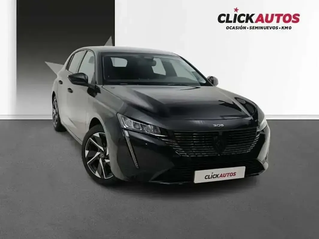 Usado Peugeot 308 Allure 131 CV (96 kW) 2024 Negro Utilitario