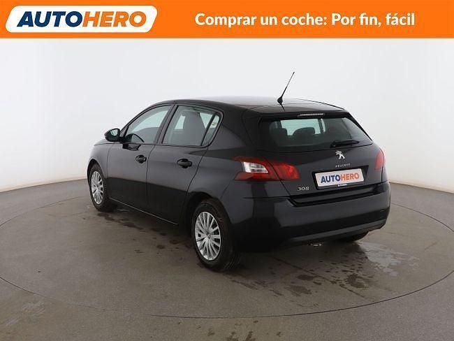 Usado Peugeot 308 Access 92 CV (67 kW) 2015 Negro Berlina