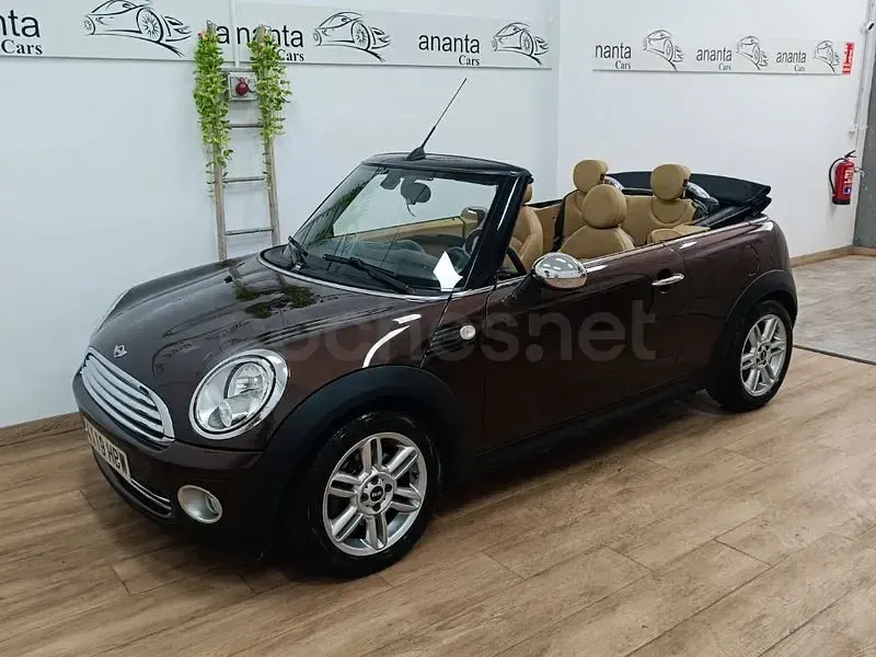 Usado Mini One Cabriolet 98 CV (72 kW) 2011 Marrón Descapotable