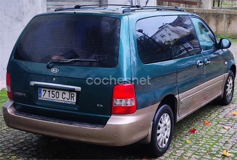 Usado Kia Carnival LX 144 CV (105 kW) 2004 Verde Monovolumen