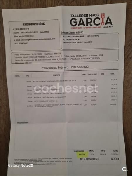 Usado Ford Focus Trend 120 CV (88 kW) 2015 Gris / plata Berlina