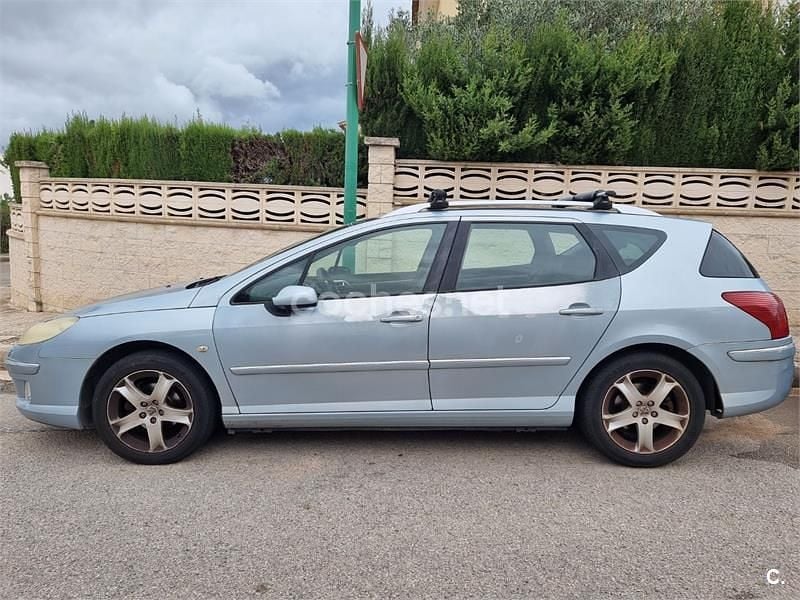 Usado Peugeot 407 Premium 136 CV (100 kW) 2008 Azul Familiar