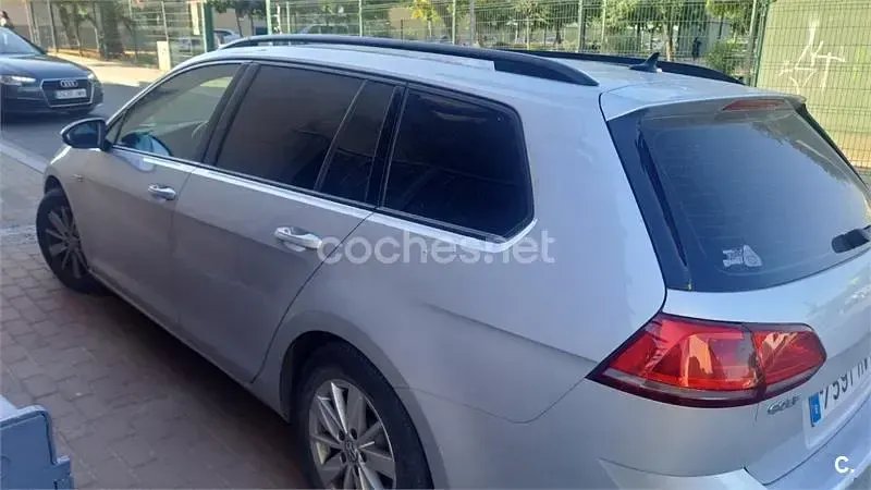 Usado VW Golf VII Business 110 CV (80 kW) 2014 Gris / plata Familiar