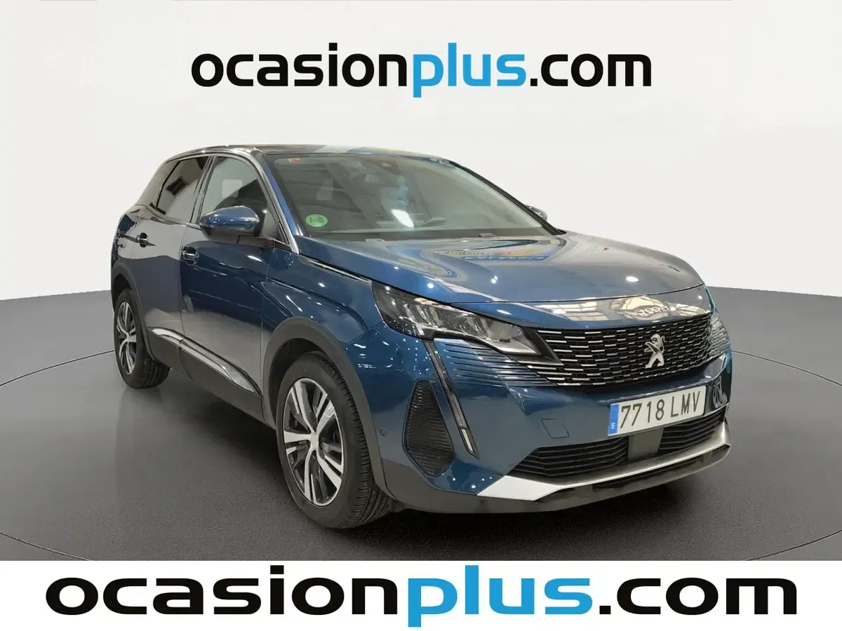 Brugt Peugeot 3008 Allure 130 HK (95 kW) 2021 Blå SUV