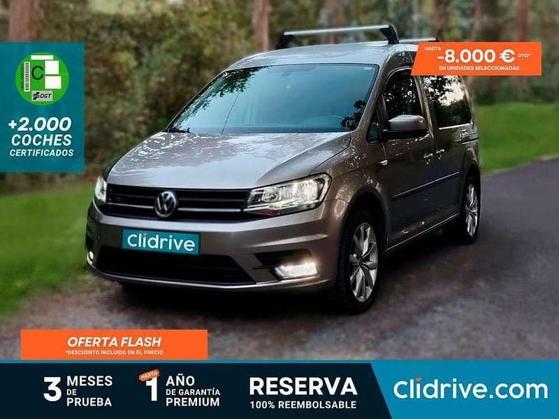 Gris Usado 2016 VW Caddy Trendline Monovolumen | 13.190 € (Precio justo) - Imagen 1/3