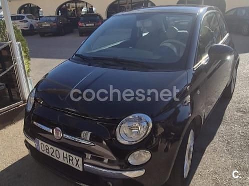 Usado Fiat 500 Lounge 69 CV (50 kW) 2013 Negro Berlina