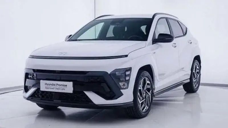 Blanco Usado 2024 Hyundai Kona N Line SUV | 26.500 € - Imagen 1/4