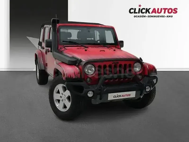 Usado Jeep Wrangler Unlimited Sport 200 CV (147 kW) 2018 Rojo SUV
