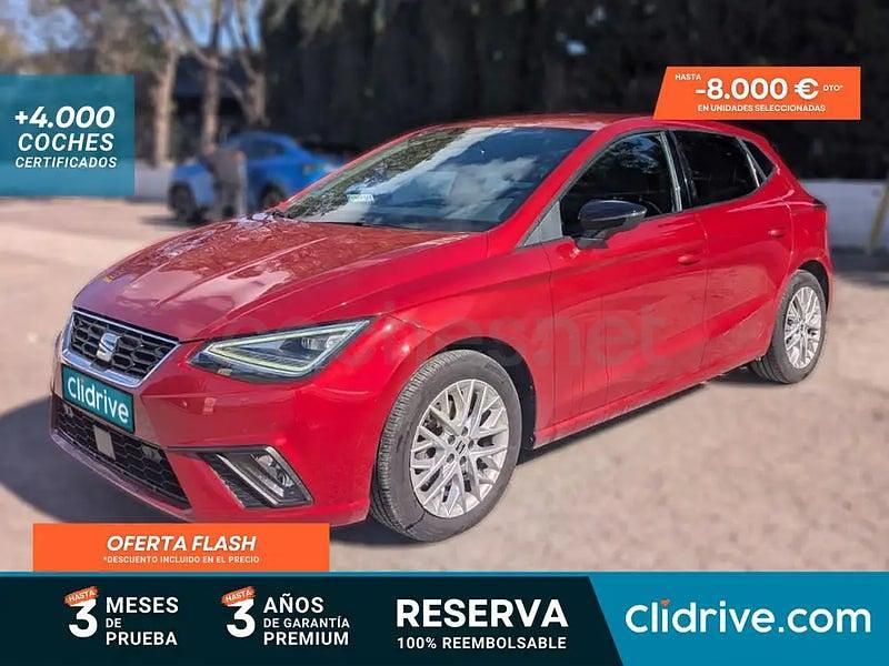 Usado Seat Ibiza FR 110 CV (80 kW) 2022 Granate Utilitario
