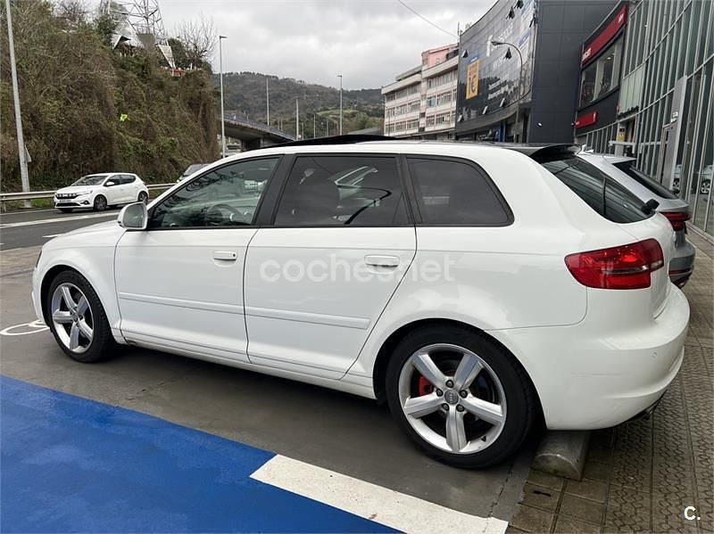 Usado Audi A3 Ambition 200 CV (147 kW) 2010 Blanco Utilitario