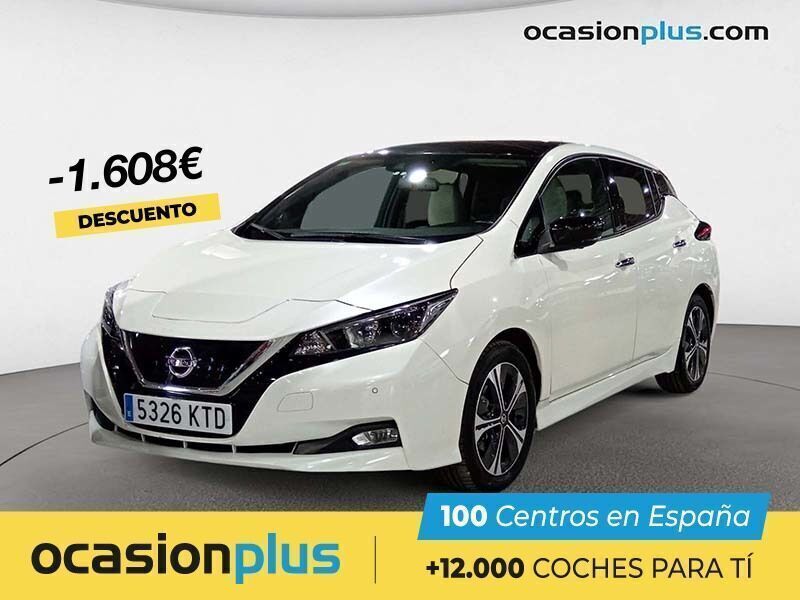 Blanco Usado 2019 Nissan Leaf Tekna Utilitario | 17.690 € (Caro) - Imagen 1/4
