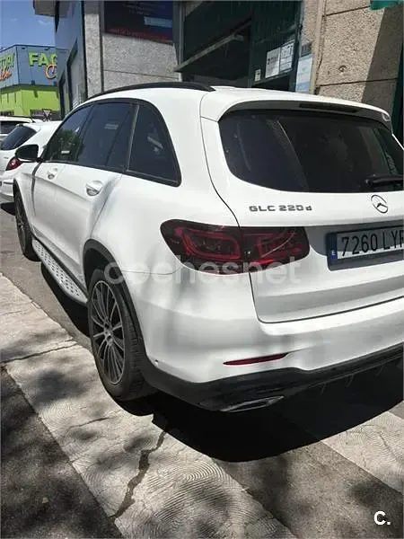 Usado Mercedes GLC220 194 CV (142 kW) 2022 Blanco SUV