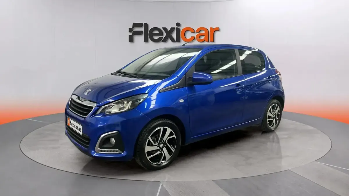 Usado Peugeot 108 Allure 72 CV (52 kW) 2021 Azul Utilitario