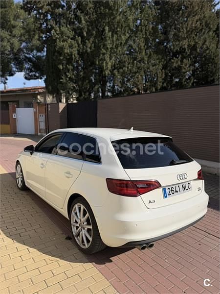Usado Audi A3 Ambition 184 CV (135 kW) 2014 Blanco Berlina