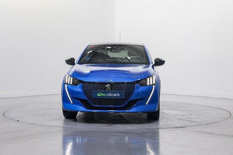 Usado Peugeot e-208 GT 100 kW (136 CV) 2020 Azul Utilitario