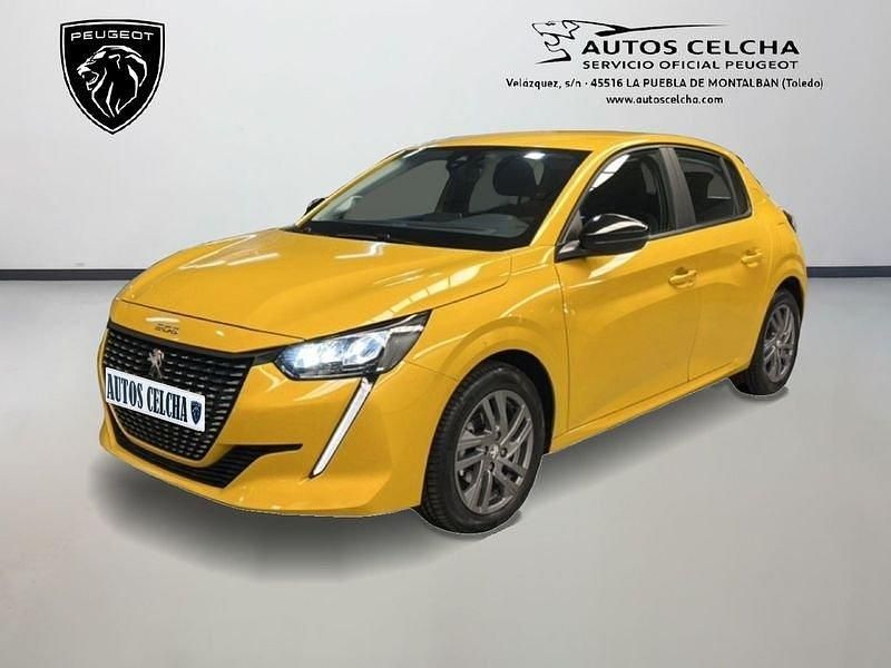 Amarillo Usado 2022 Peugeot 208 Active Utilitario | 11.490 € (Buen precio) - Imagen 1/4