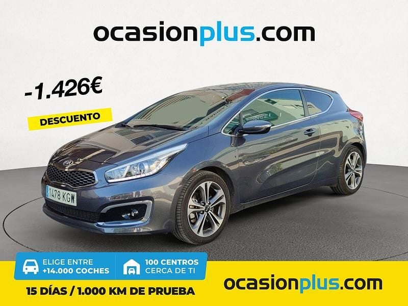 Gris Usado 2018 Kia Ceed GT Berlina | 15.690 € (Precio justo) - Imagen 1/4