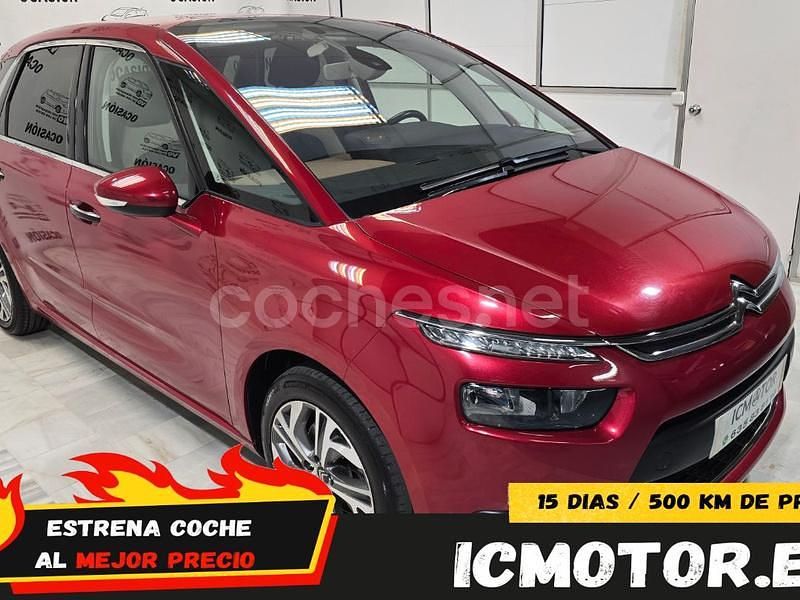 Rojo Usado 2016 Citroën C4 Picasso Feel Monovolumen | 9999 € (Buen precio) - Imagen 1/4