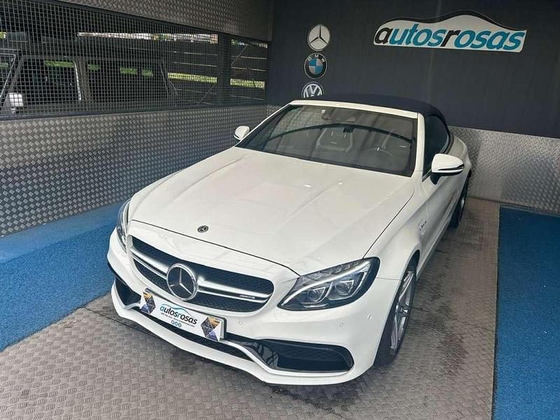 Usado Mercedes C63 AMG AMG 510 CV (375 kW) 2017 Blanco Descapotable