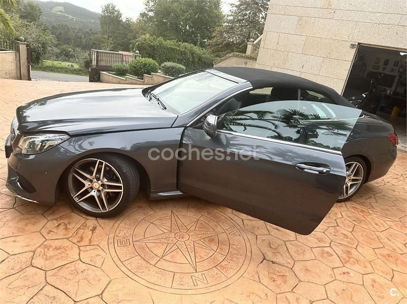Usado Mercedes E350 252 CV (185 kW) 2015 Gris / plata Descapotable