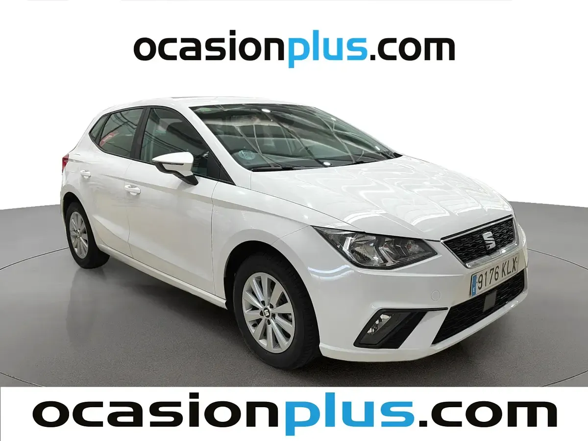 Usado Seat Ibiza Style 95 CV (69 kW) 2018 Blanco Utilitario