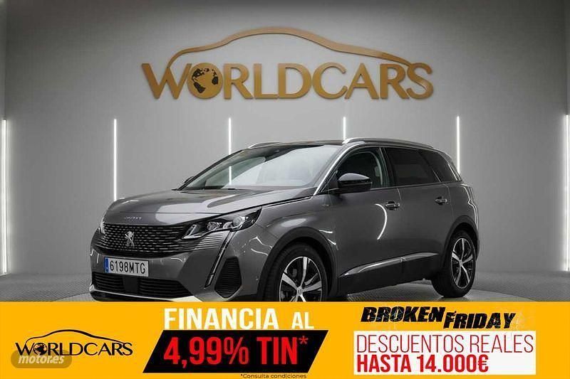Gris Usado 2024 Peugeot 5008 Allure SUV | 28.975 € (Precio justo) - Imagen 1/4