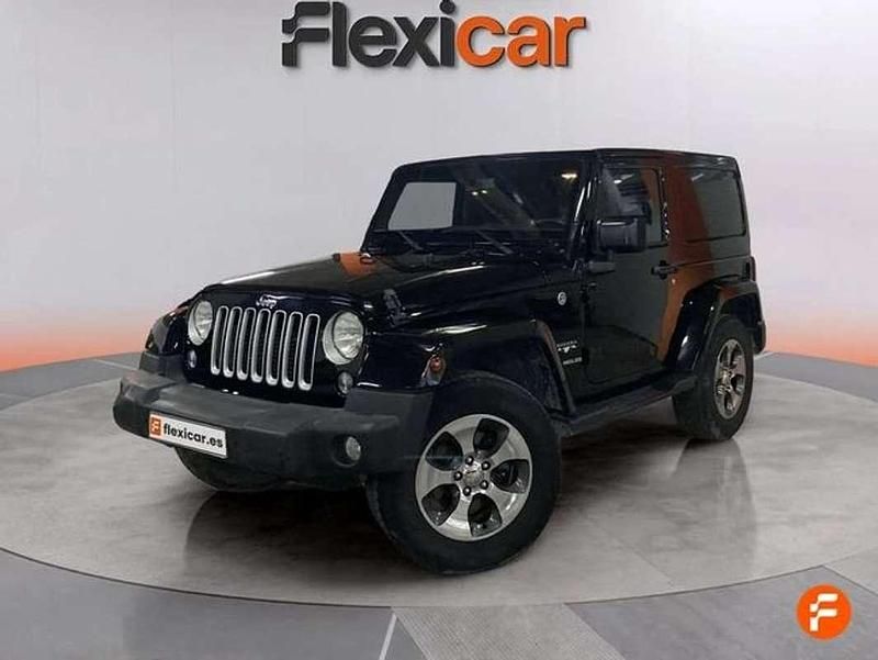 Usado Jeep Wrangler Sahara 200 CV (147 kW) 2017 Negro SUV