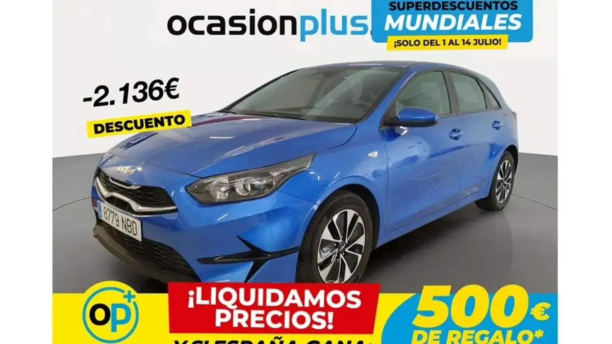 Usado Kia Ceed 101 CV (74 kW) 2025 Azul Utilitario