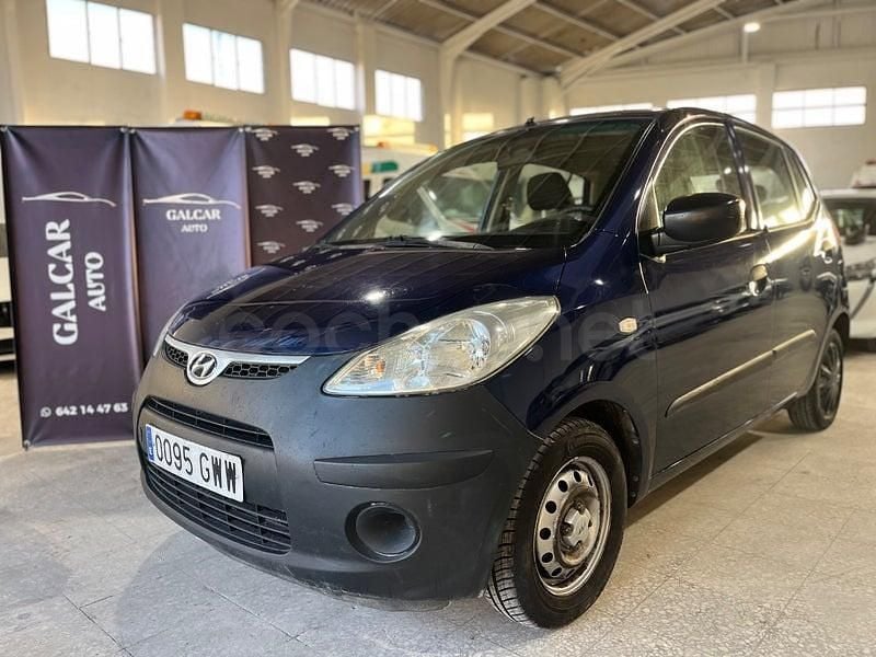 Usado Hyundai i10 Style 66 CV (48 kW) 2009 Azul Utilitario