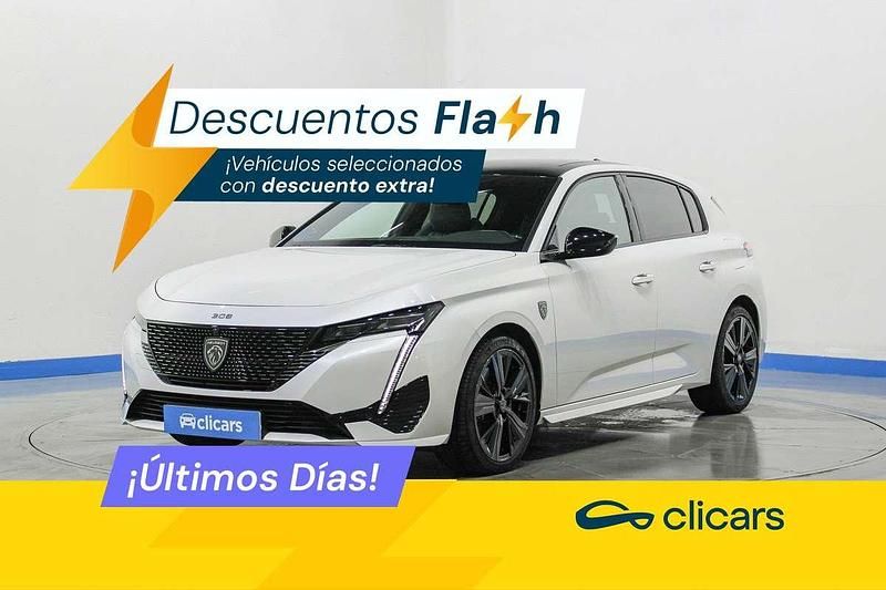 Blanco Usado 2021 Peugeot 308 GT Utilitario | 21.390 € (Buen precio) - Imagen 1/4