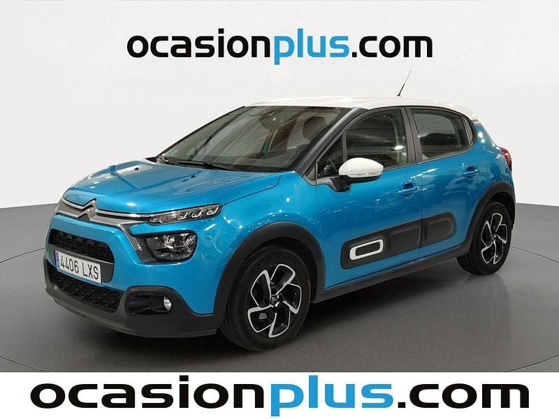 Azul Usado 2022 Citroën C3 Feel Utilitario | 8864 € (Buen precio) - Imagen 1/4