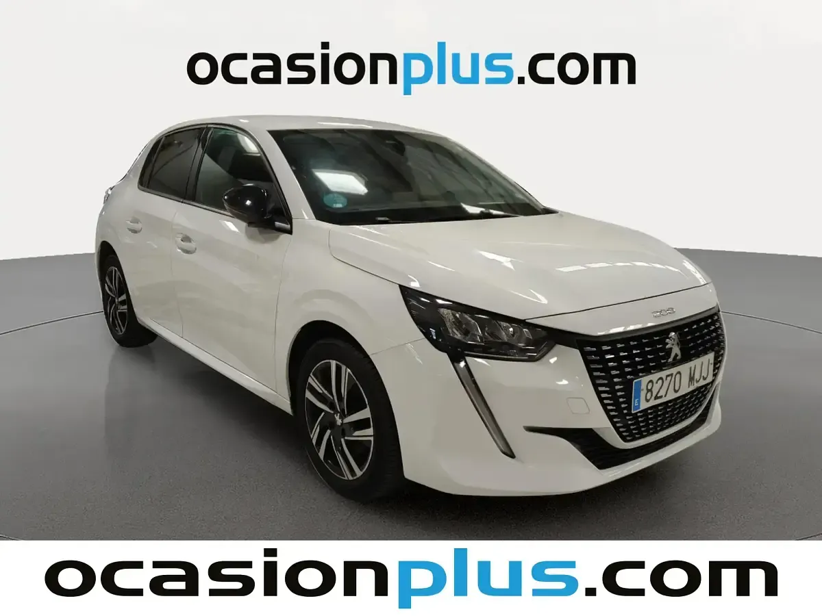 Usado Peugeot 208 Allure 100 CV (73 kW) 2023 Blanco Utilitario