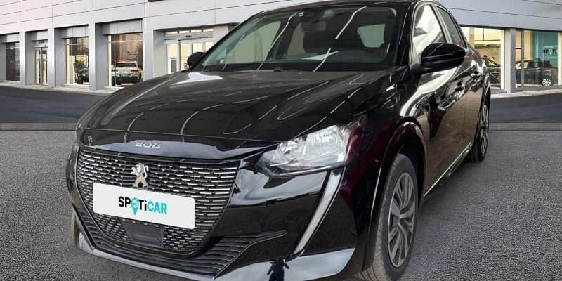 Usado Peugeot e-208 Active 100 kW (136 CV) 2020 Negro Utilitario