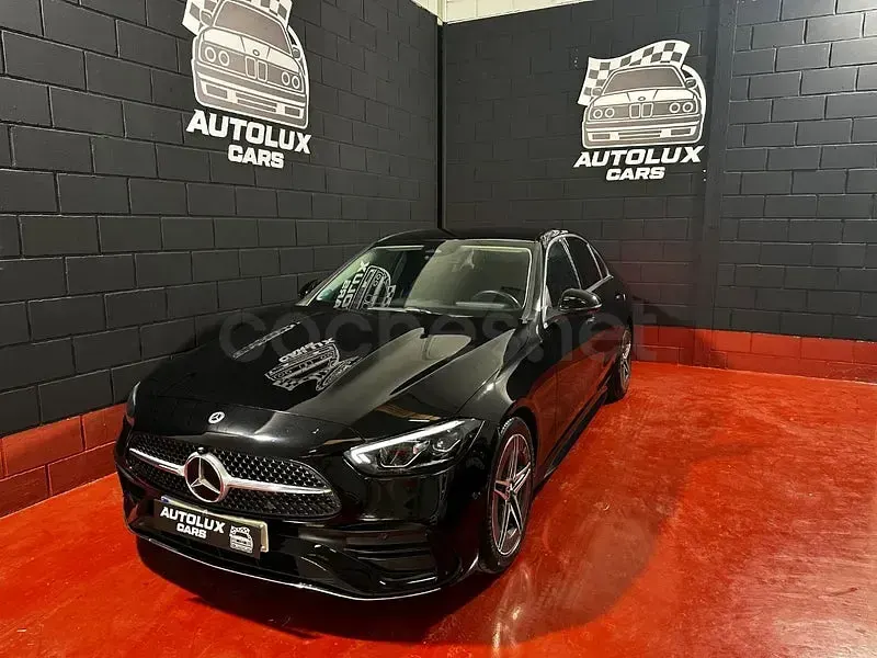 Usado Mercedes C200 163 CV (119 kW) 2022 Negro Berlina