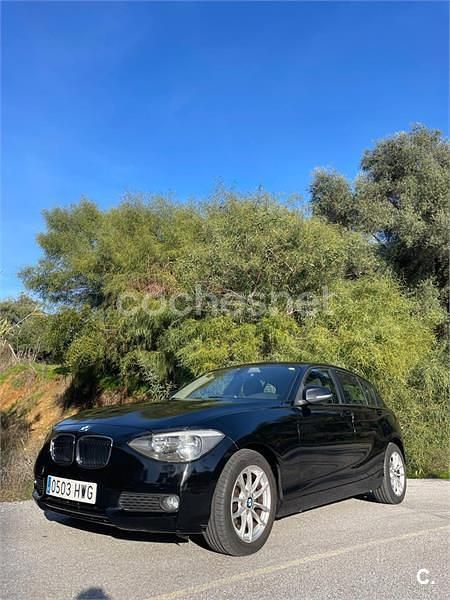 Usado BMW 118 143 CV (105 kW) 2014 Negro Utilitario