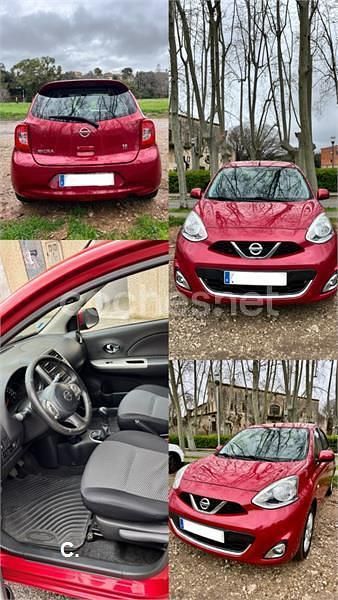 Usado Nissan Micra Tekna 80 CV (58 kW) 2017 Granate Utilitario
