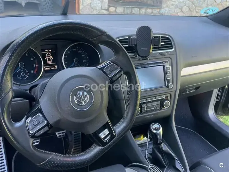 Usado VW Golf VI R 271 CV (199 kW) 2011 Negro Utilitario