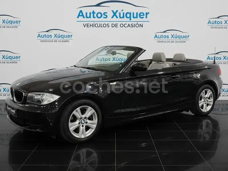 Usado BMW 120 Cabriolet 177 CV (130 kW) 2009 Negro Descapotable