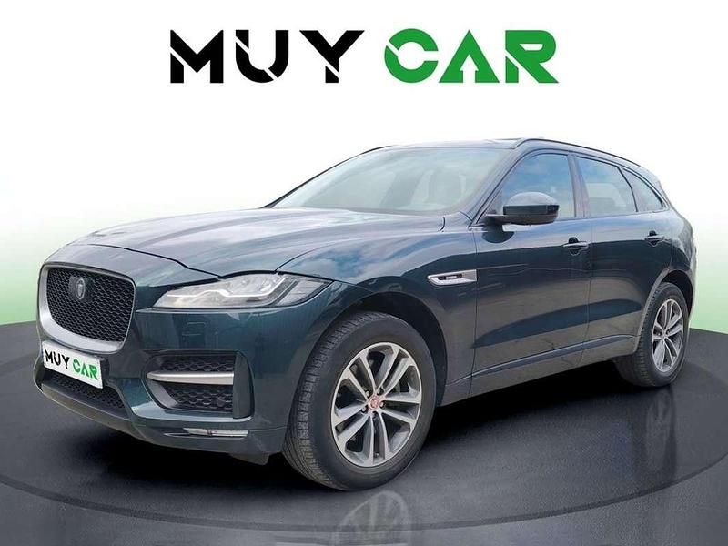 Usado Jaguar F-Pace R-Sport 340 CV (250 kW) 2017 Verde SUV