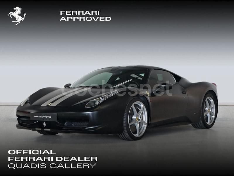 Usado Ferrari 458 570 CV (419 kW) 2010 Negro opaco Coupe