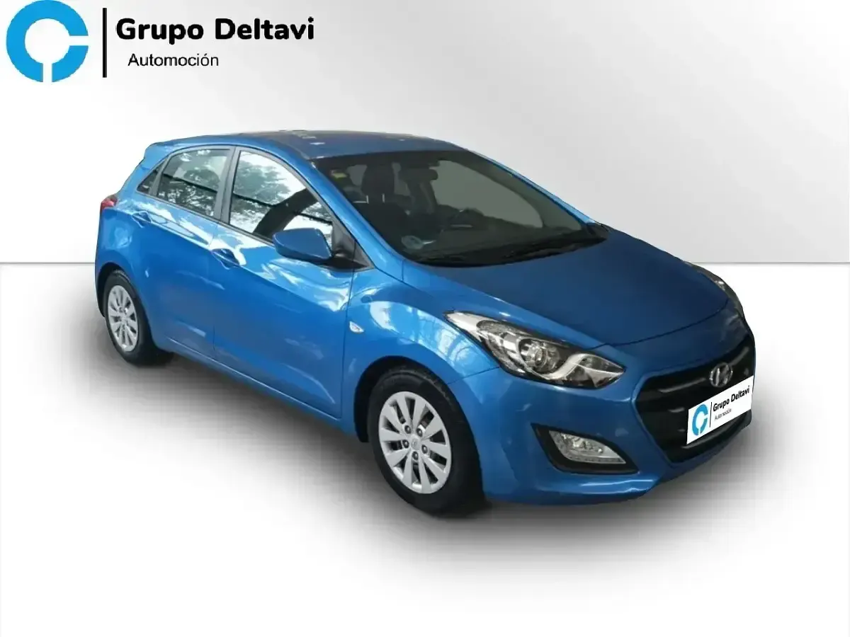 Usado Hyundai i30 101 CV (74 kW) 2016 Azul Berlina